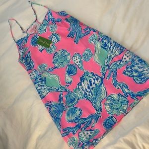 Lilly Pulitzer Dusk Dress in Pink Pout Barefoot Princess